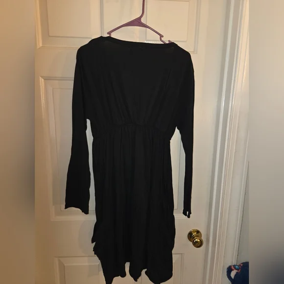 Zara Black Long Sleeve Dress - Picture 3 of 4